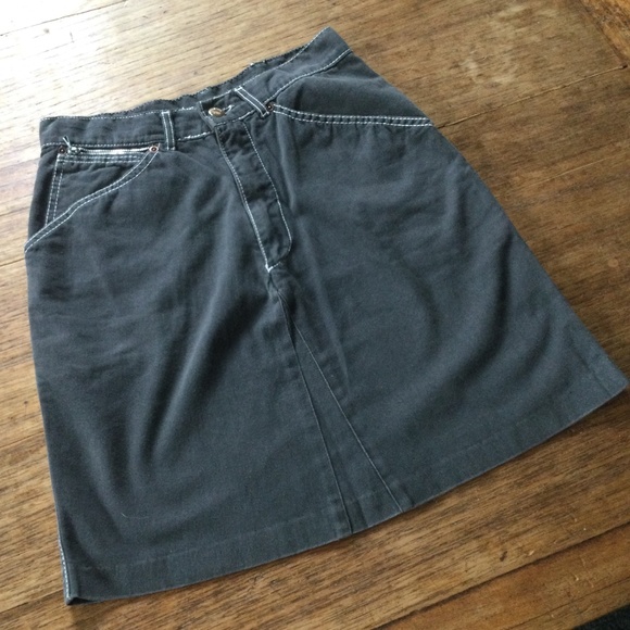 Fiorucci Dresses & Skirts - Vintage Fiorucci Safety Jeans 80’s era Skirt size 28